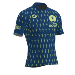 Men's AERO/RACEFIT Jersey (Green/Blue) - Pactimo