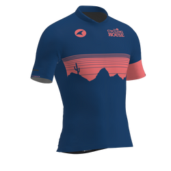 Men's AERO/RACEFIT Jersey (Pink/Blue) - Pactimo